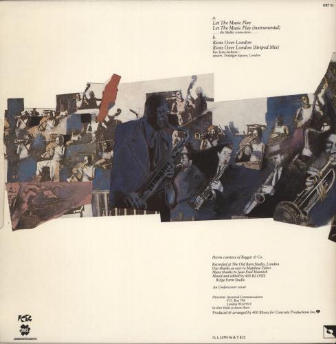 400 Blows Let The Music Play 12" vinyl single (12 inch record / Maxi-single) UK 40012LE877405