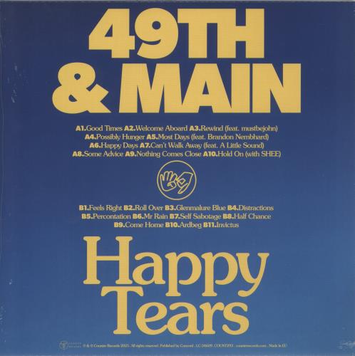 49Th & Main Happy Tears - Glenmalure Blue Vinyl - Sealed vinyl LP album (LP record) UK 99YLPHA872890
