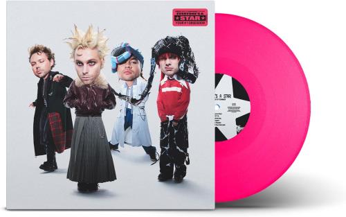 5 Seconds Of Summer Everyone�s A Star! - Neon Pink Glitter Vinyl - Sealed vinyl LP album (LP record) UK 5ADLPEV879037