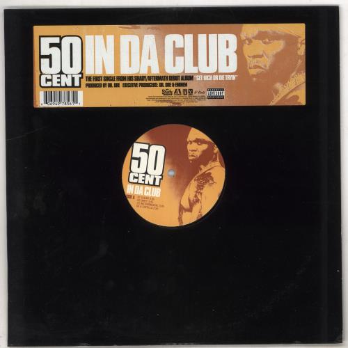 50 Cent In Da Club 12" vinyl single (12 inch record / Maxi-single) US 50C12IN734451