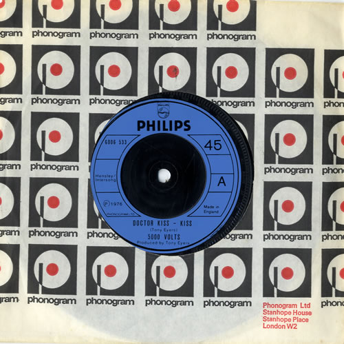 5000 Volts Doctor Kiss - Kiss 7" vinyl single (7 inch record / 45) UK 50007DO567211
