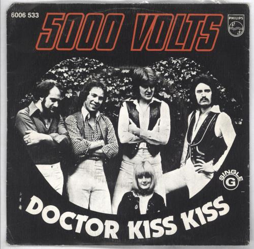5000 Volts Doctor Kiss Kiss - wide centre 7" vinyl single (7 inch record / 45) Portuguese 50007DO716911