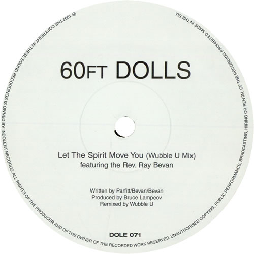 60ft Dolls Let The Spirit Move You 12" vinyl single (12 inch record / Maxi-single) UK 60F12LE459780