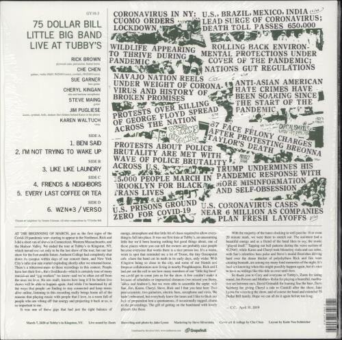 75 Dollar Bill Little Big Band Live At Tubby's 2-LP vinyl record set (Double LP Album) US 95M2LLI875935