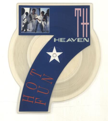 7th Heaven Hot Fun shaped picture disc (picture disc vinyl record) UK 7THSHHO691649