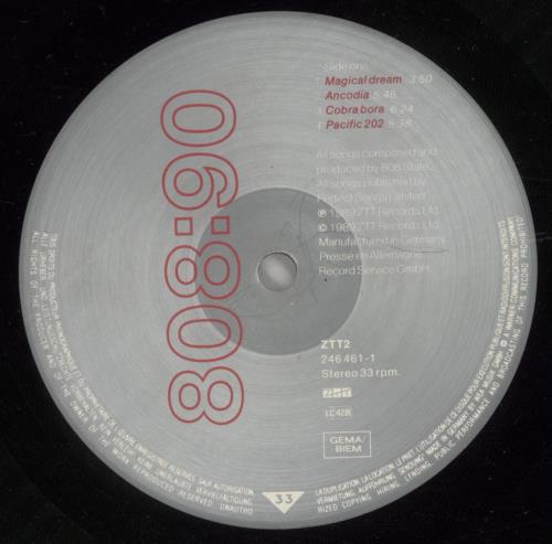 808 State 808:90 vinyl LP album (LP record) German 808LP384047