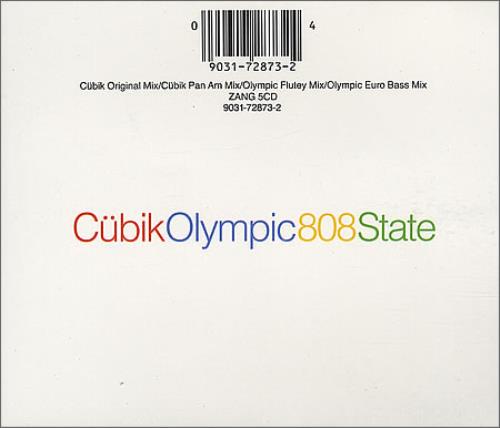 808 State Cubik CD single (CD5 / 5") German 808C5CU63551