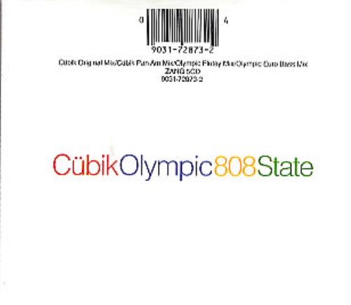 808 State Cubik CD single (CD5 / 5") UK 808C5CU82899