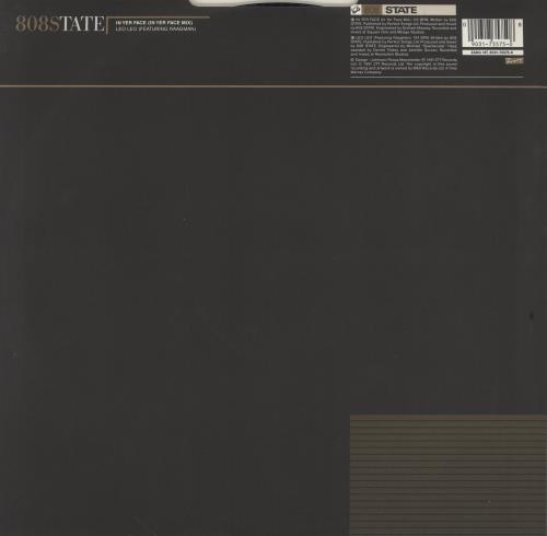 808 State In Yer Face 12" vinyl single (12 inch record / Maxi-single) UK 80812IN49807