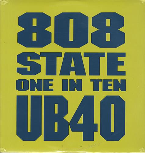 808 State One In Ten 12" vinyl single (12 inch record / Maxi-single) US 80812ON330603