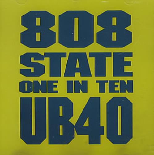808 State One In Ten CD single (CD5 / 5") US 808C5ON78831