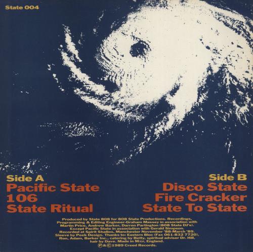 808 State Quadrastate EP 12" vinyl single (12 inch record / Maxi-single) UK 80812QU23433
