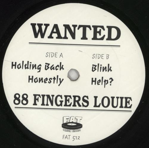 88 Fingers Louie Wanted 7" vinyl single (7 inch record / 45) US 98607WA868708