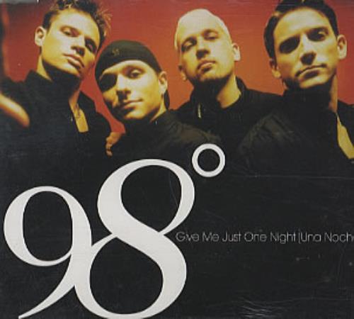 98 Degrees Give Me Just On Night CD single (CD5 / 5") Japanese 98OC5GI167791