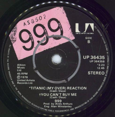 999 Feelin' Alright With The Crew 7" vinyl single (7 inch record / 45) UK 99907FE792516