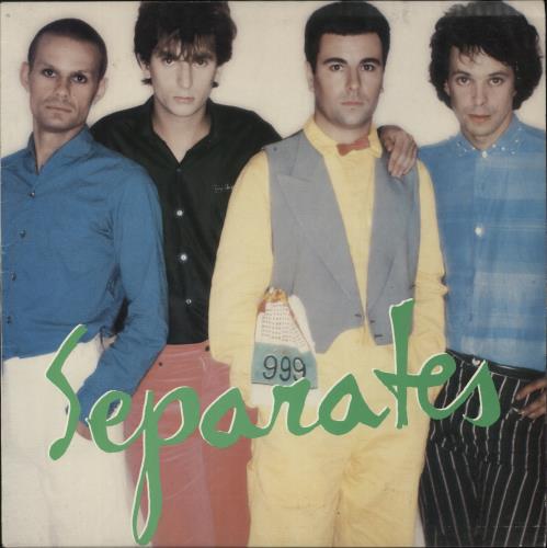 999 Separates vinyl LP album (LP record) UK 999LPSE518438