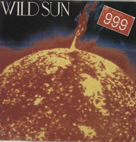 999 Wild Sun - Red Vinyl 7" vinyl single (7 inch record / 45) UK 99907WI679840