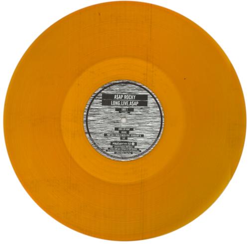 A$AP ROCKY Long.Live.A$ap - Orange vinyl 2-LP vinyl record set (Double LP Album) UK F8K2LLO856544