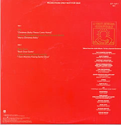 A&M Records A Very Special Christmas Sampler 12" vinyl single (12 inch record / Maxi-single) German A5M12AV144222