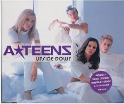 A*Teens Upside Down CD single (CD5 / 5") European A*TC5UP185075