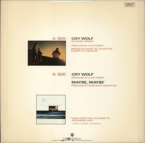 A-Ha Cry Wolf 12" vinyl single (12 inch record / Maxi-single) UK AHA12CR38408