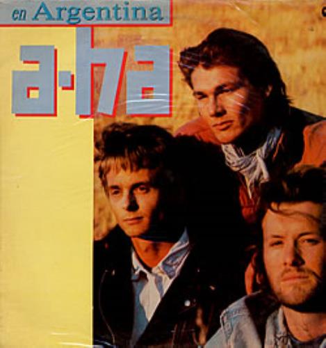 A-Ha En Argentina vinyl LP album (LP record) Argentinean AHALPEN234151