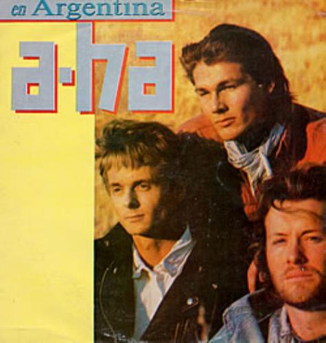 A-Ha En Argentina vinyl LP album (LP record) Argentinean AHALPEN236294