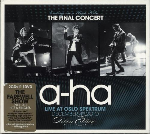 A-Ha Ending On A High Note - The Final Concert 3-CD album set (Triple CD) UK AHA3CEN866095