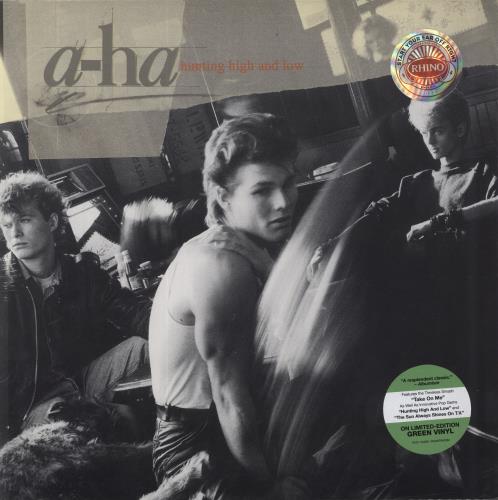 A-Ha Hunting High And Low - Green Vinyl - Sealed vinyl LP album (LP record) US AHALPHU809458