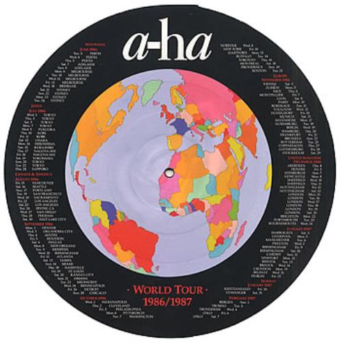 A-Ha Hunting High And Low 12" vinyl picture disc (12 inch picture record) UK AHA2PHU08010