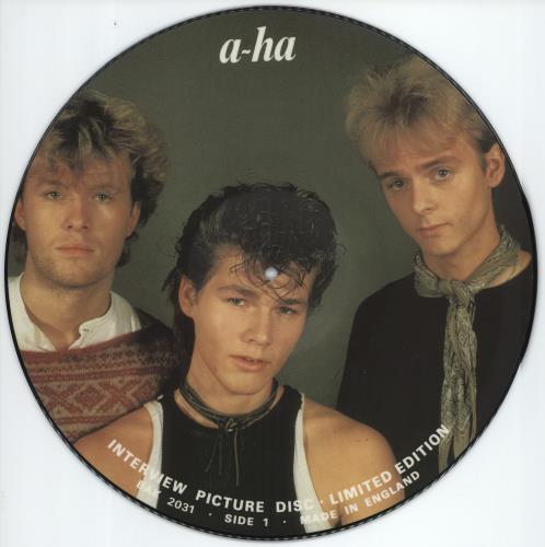 A-Ha Interview Picture Disc picture disc LP (vinyl picture disc album) UK AHAPDIN320304