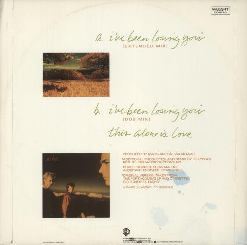 A-Ha I've Been Losing You 12" vinyl single (12 inch record / Maxi-single) UK AHA12IV15218