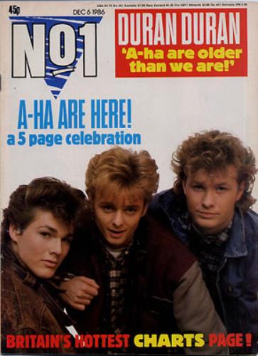 A-Ha No 1 magazine UK AHAMANO333559