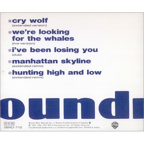 A-Ha Scoundrel Club - 1st Issue CD single (CD5 / 5") Japanese AHAC5SC118370