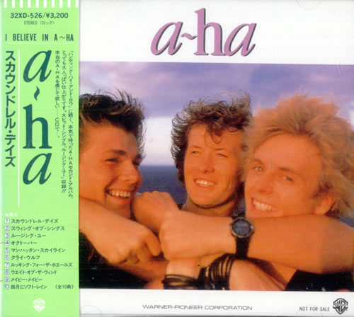 A-Ha Scoundrel Days + Pin-up CD album (CDLP) Japanese AHACDSC309281