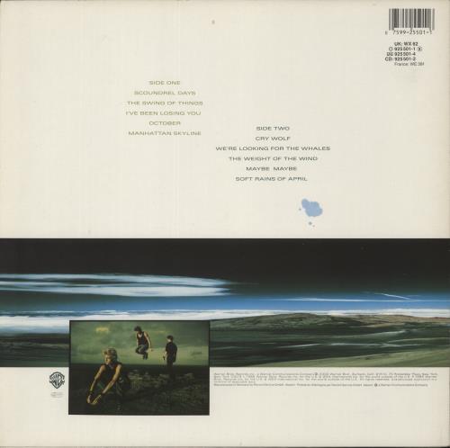 A-Ha Scoundrel Days - VG Sleeve vinyl LP album (LP record) UK AHALPSC889807