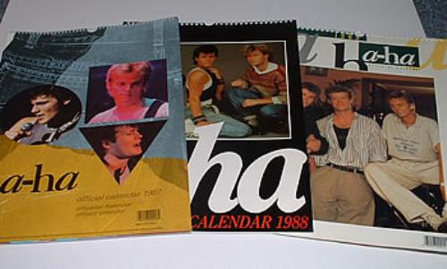 A-Ha Set of 3 Calendars calendar UK AHACASE320312