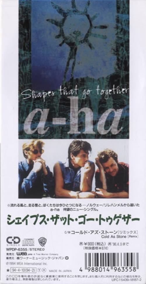 A-Ha Shapes That Go Together 3" CD single (CD3) Japanese AHAC3SH25296