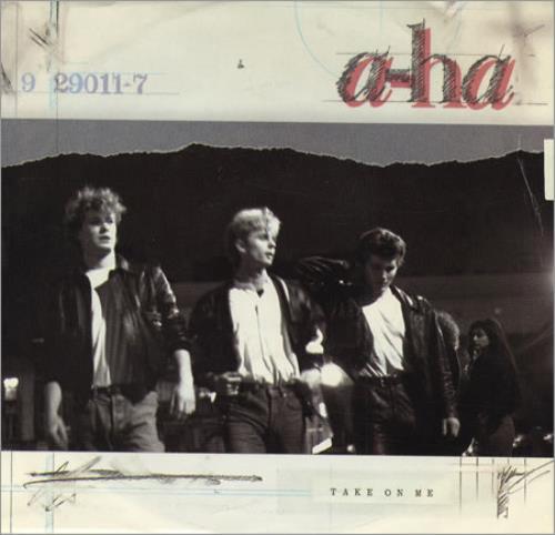 A-Ha Take On Me 7" vinyl single (7 inch record / 45) US AHA07TA20852