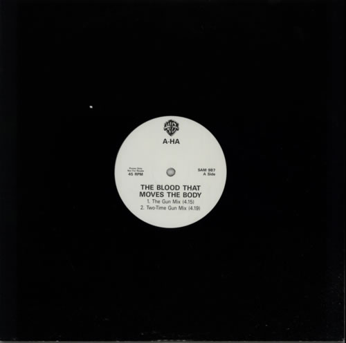 A-Ha The Blood That Moves The Body 12" vinyl single (12 inch record / Maxi-single) UK AHA12TH43808