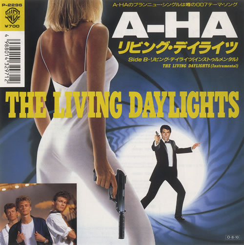 A-Ha The Living Daylights 7" vinyl single (7 inch record / 45) Japanese AHA07TH38393
