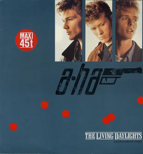 A-Ha The Living Daylights 12" vinyl single (12 inch record / Maxi-single) German AHA12TH43849