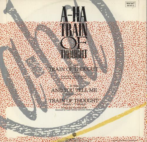 A-Ha Train Of Thought 12" vinyl single (12 inch record / Maxi-single) UK AHA12TR15226