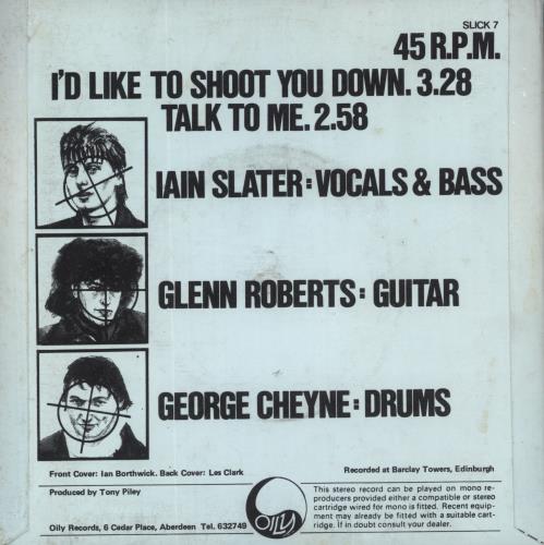 A.P.B. I'd Like To Shoot You Down - Solid 7" vinyl single (7 inch record / 45) UK AJB07ID819122