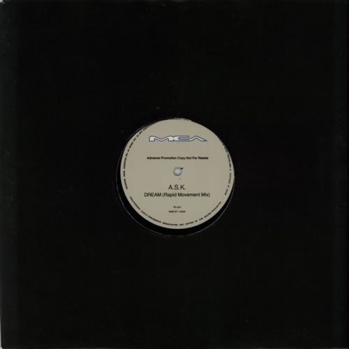 A.S.K. Dream (Rapid Movement Mix) 12" vinyl single (12 inch record / Maxi-single) UK AI512DR606519