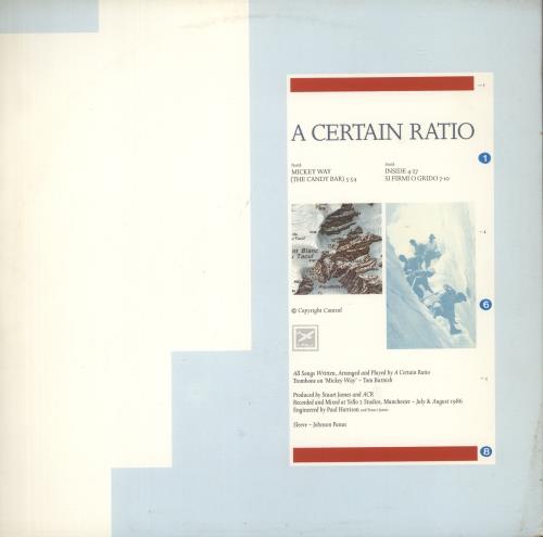 A Certain Ratio Mickey Way 12" vinyl single (12 inch record / Maxi-single) UK CTR12MI130315