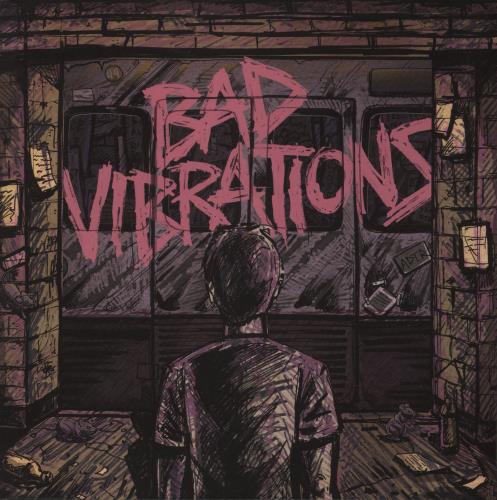 A Day To Remember Bad Vibrations - Coke Bottle Green & Baby Pink Smash Vinyl vinyl LP album (LP record) UK O70LPBA876662