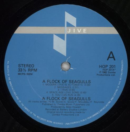 A Flock Of Seagulls A Flock Of Seagulls - EX vinyl LP album (LP record) UK FLKLPAF807171