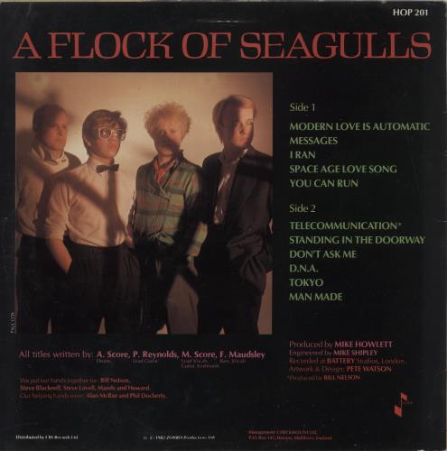 A Flock Of Seagulls A Flock Of Seagulls - EX vinyl LP album (LP record) UK FLKLPAF807171