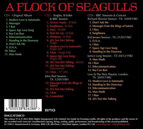 A Flock Of Seagulls A Flock Of Seagulls - Remastered + Rare Tracks - Sealed 3-CD album set (Triple CD) UK FLK3CAF807299